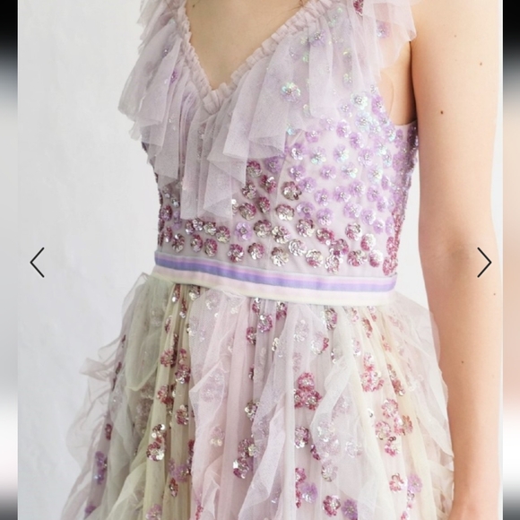 BHLDN Needle & Thread Dress size US 0 $600 - Picture 10 of 13